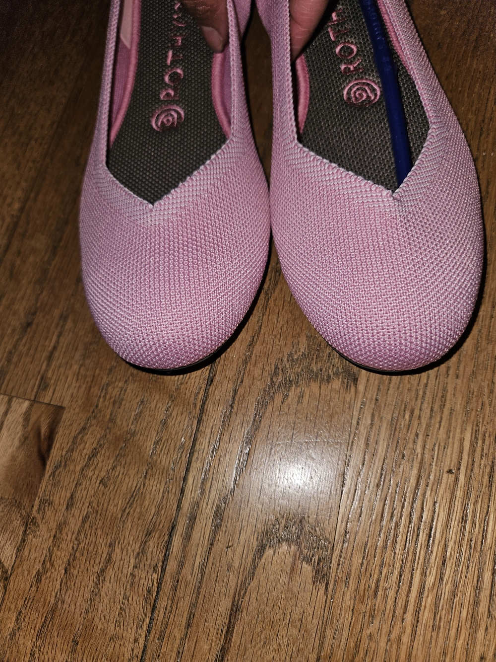 Rothy’s The Flat Pink Begonia Round Toe Slip On Flat Shoes Women's Size 8 - Picture 3 of 6